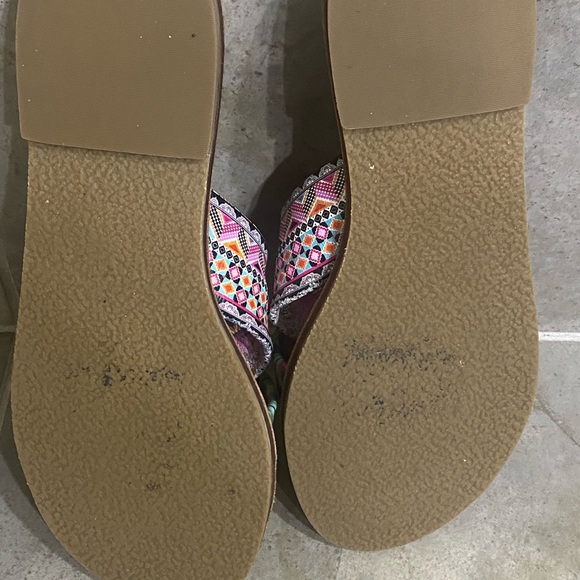 Johnny Was sandals. Comfortable all leather sandals. Size 7. - Picture 5 of 9